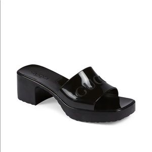 Gucci rubber slide sandals I will add more pics soon I have the original box.